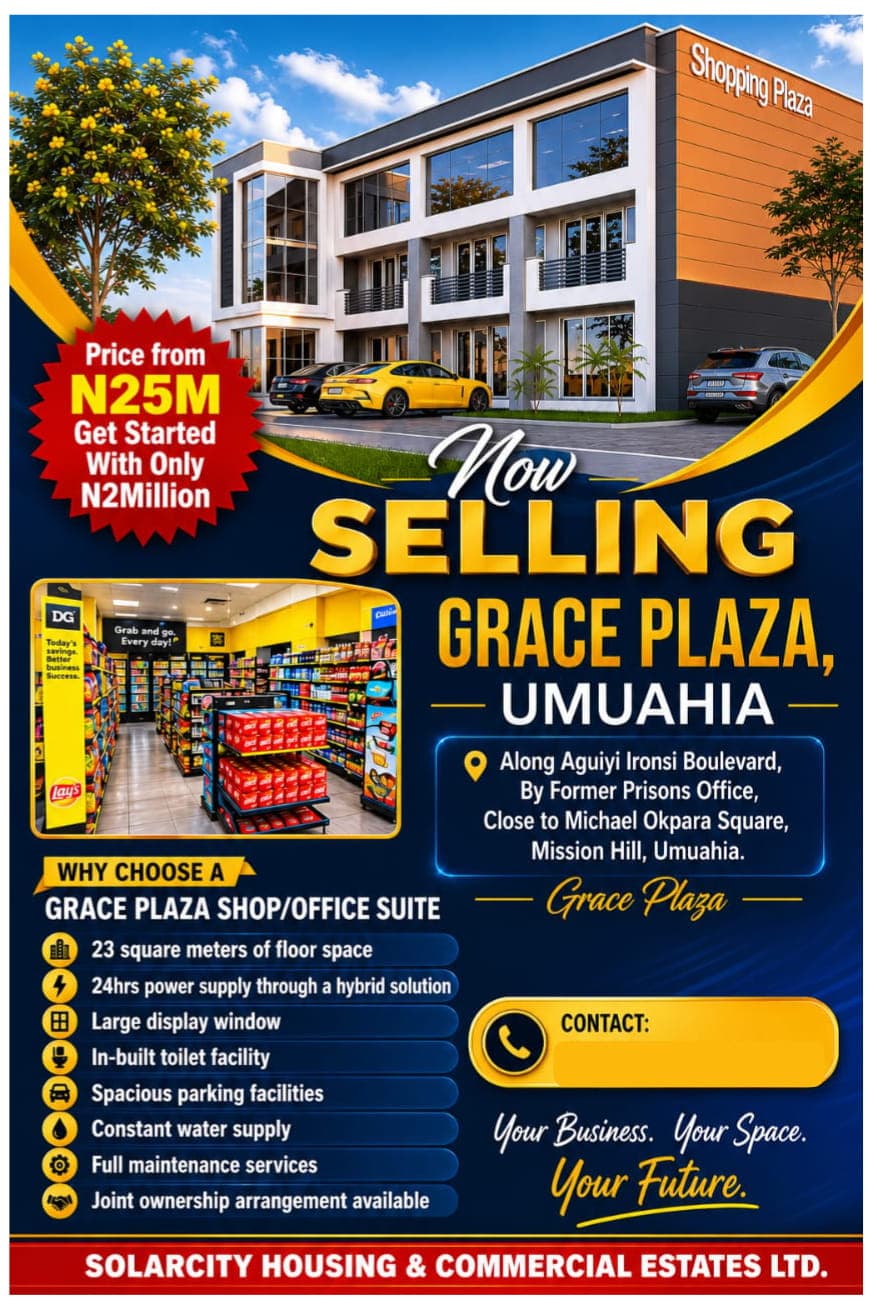 Premium Commercial Space Now Selling at Grace Plaza, Umuahia — photo 1