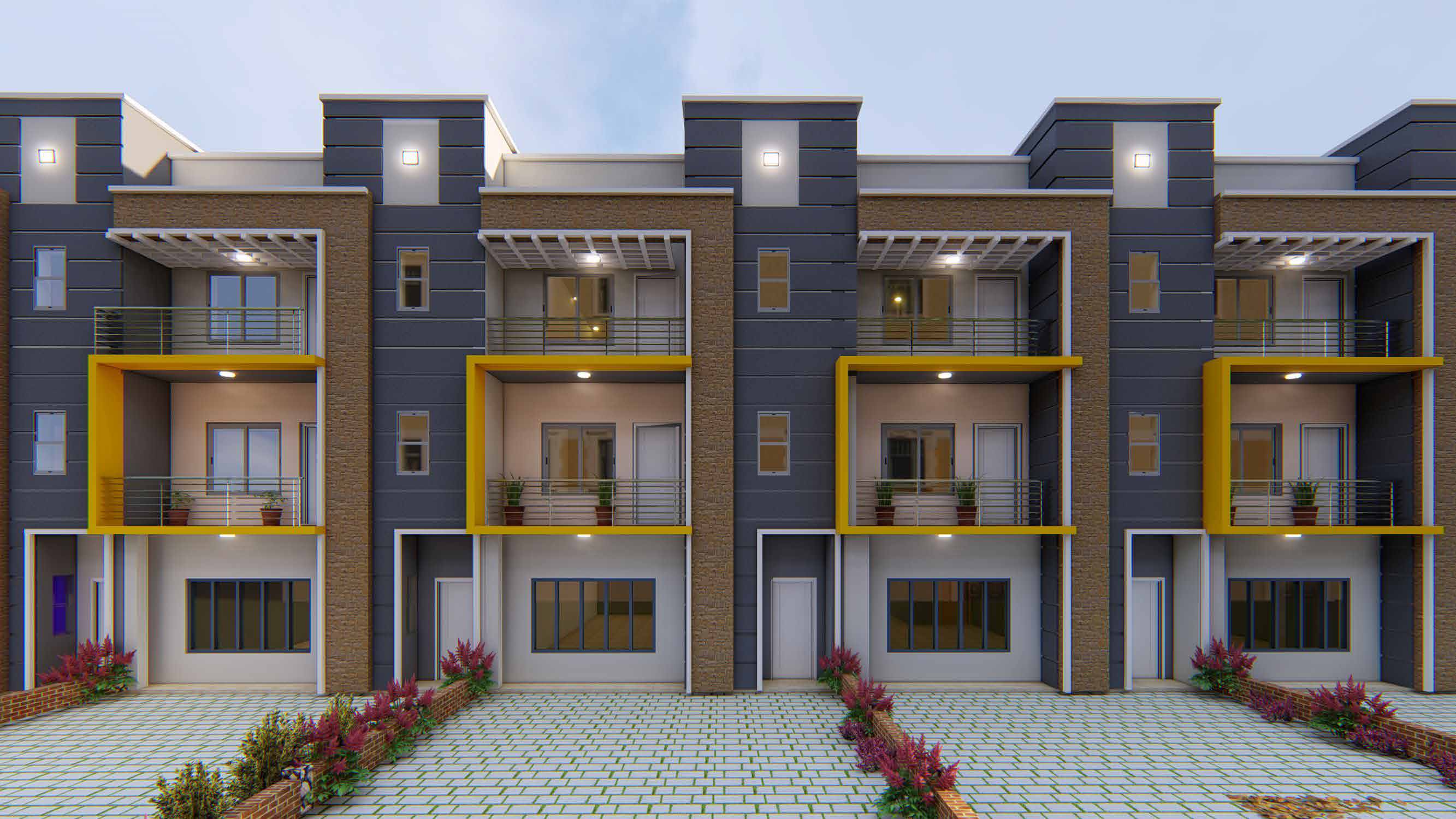 Acacia 4-Bedroom Terrace Duplex (Semi-Finished) – Katampe Lot 1, Cosgrove