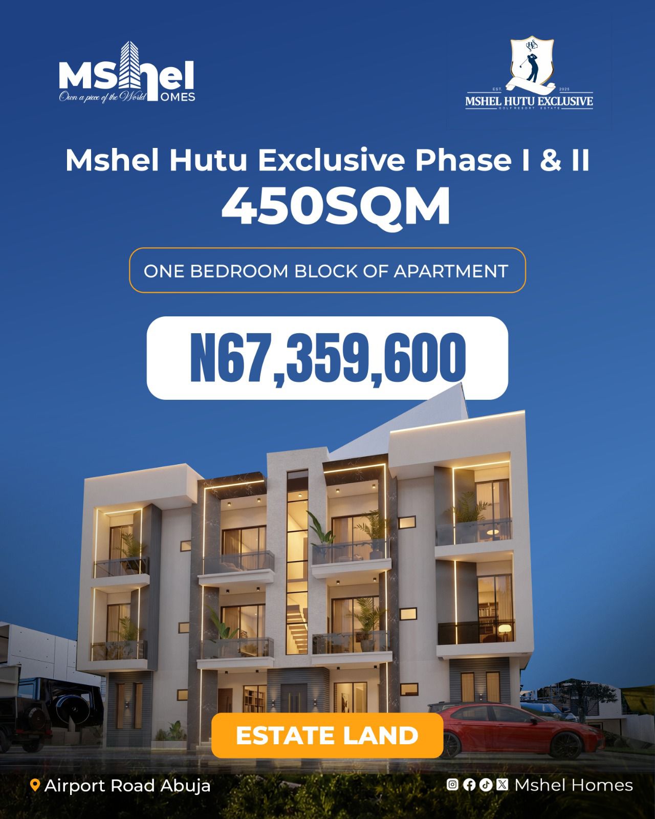 One bedroom Block of Apartments in Abuja